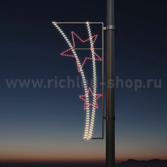 Фотография товара 'Rich Led RL-KN-061 Светодиодные уличные консоли Звезды Размер: 1,5 м. на 0,62 м.'