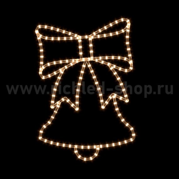Фотография товара 'Rich Led RL-FD-014WW 2Д Елочная игрушка Колокольчик В*Ш: 700х480 мм'