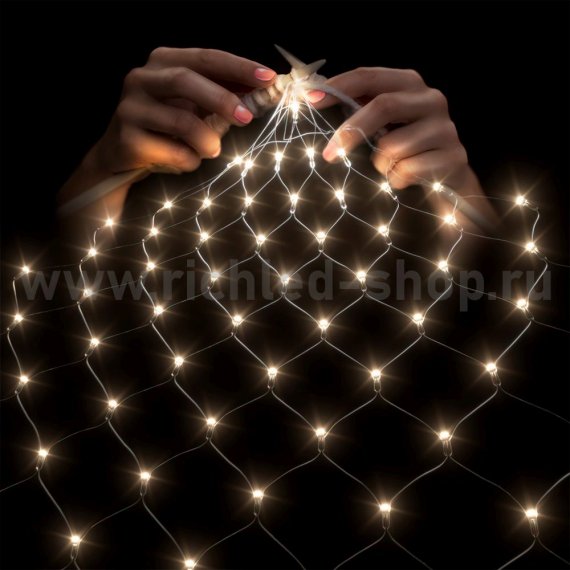 Фотография товара 'Rich Led RL-N2*1.5-CT/WW Светодиодная сетка 2*1.5 м 202 LED, 220 B'