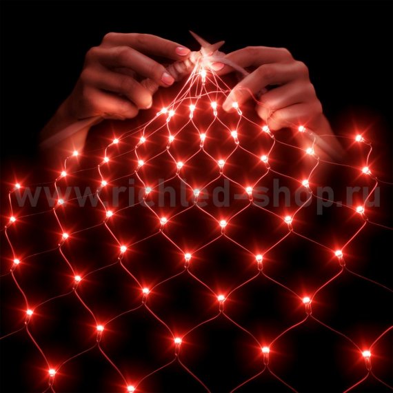 Фотография товара 'Rich Led Светодиодная сетка, соединяемая, 220 B, IP54 RL-N2*1.5-T/R'