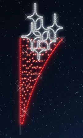 Фотография товара 'Rich Led RL-KN-041 Светодиодные уличные консоли Факел Высота 1,37 м на 0,51 м'