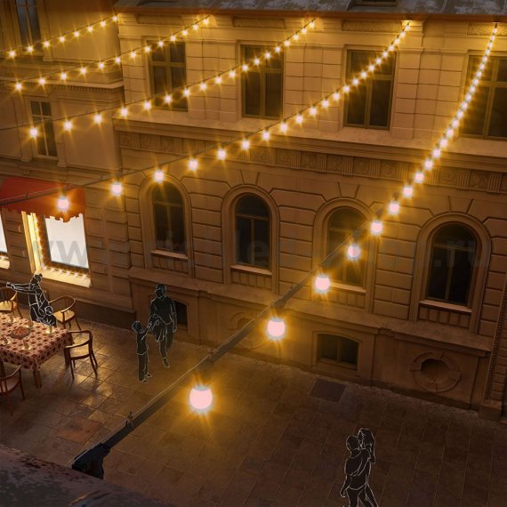 Фотография товара 'Rich Led Светодиодный Белт-лайт 2-х проводной, 220 В, IP54 RL-BL2-50M-250-B'