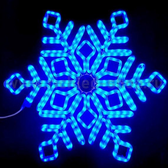 Фотография товара 'Rich Led Уличная светодиодная гирлянда Снежинка премиум 70 см, RL-SFDL70-B'