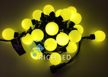 Фотография товара 'Rich Led Светодиодная гирлянда большие шарики соединяемая 220 В, IP65 RL-S5-20C-40B-B/Y'
