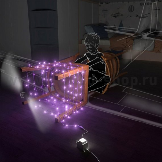 Фотография товара 'Rich Led Светодиодная гирлянда, соединяемая, постоянное свечение IP65 RL-S10C-24V-RV/V'