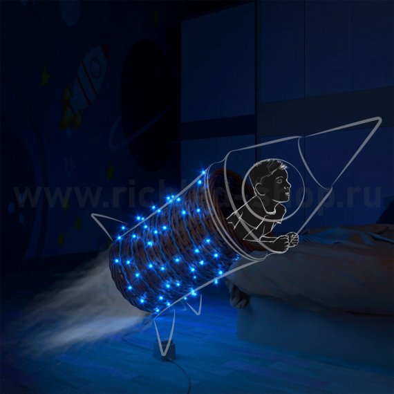 Фотография товара 'Rich Led Светодиодная гирлянда, мерцающая, соединяемая, IP65 RL-S10CF-24V-CW/B'