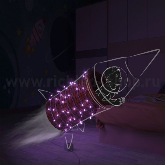 Фотография товара 'Rich Led Светодиодная гирлянда, мерцающая, соединяемая, IP65 RL-S10CF-24V-CW/V'