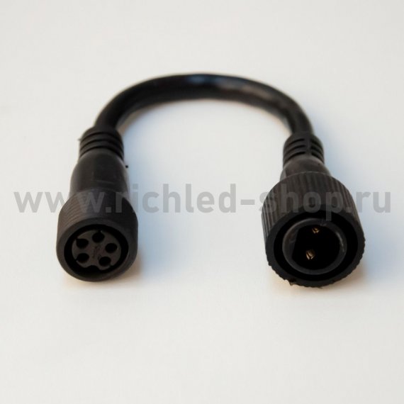 Фотография товара 'Rich Led Разветвитель 0,6м, 5 лучей, 2 pin, 2-х проводной, cоединяемый, влагозащищенный RL-SC2/5-B'