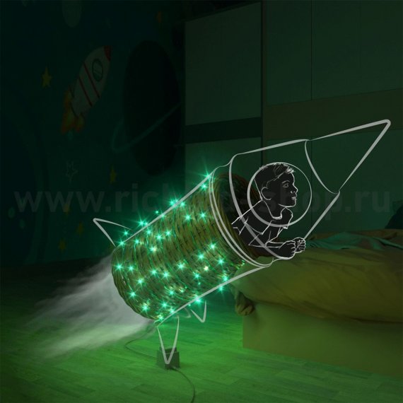 Фотография товара 'Rich Led Светодиодная гирлянда, соединяемая, постоянное свечение, IP65 RL-S10C-24V-CT/G'