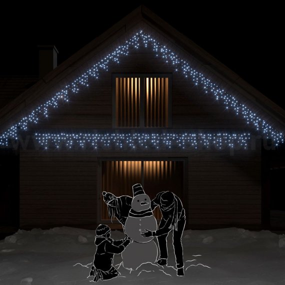 Фотография товара 'Rich Led Светодиодная бахрома, мерцающая, соединяемая, IP54 RL-i3*0.5F-T/W'