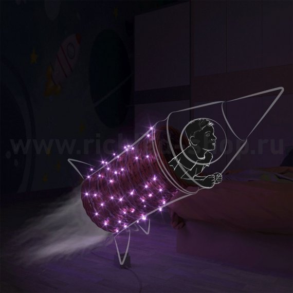 Фотография товара 'Rich Led Светодиодная гирлянда, мерцающая, соединяемая, IP54 RL-S10CF-24V-T/V'