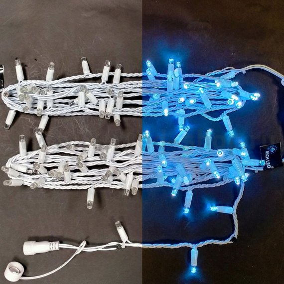 Фотография товара 'Rich Led Светодиодная гирлянда Нить 10 м, RL-S10C-220V-C2W/W'