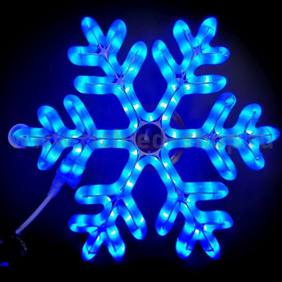 Фотография товара 'Rich Led Уличная светодиодная гирлянда Снежинка премиум матовая 40 см, RL-SFDLM40-B'