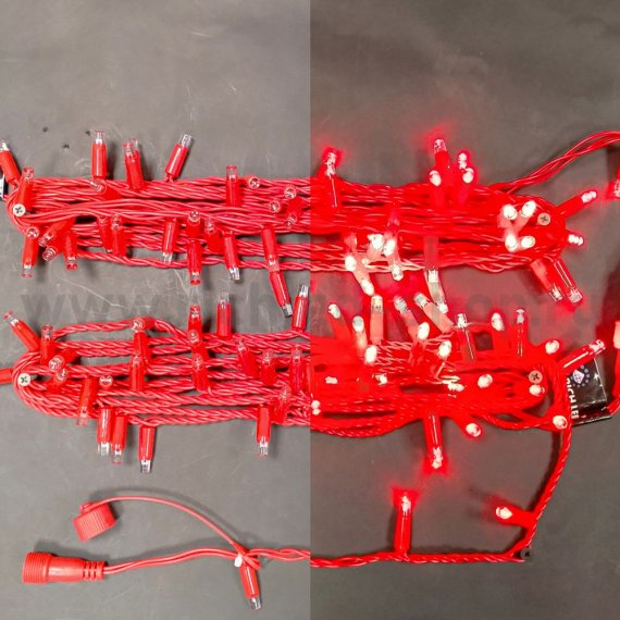 Фотография товара 'Rich Led Гирлянда-нить 10 м, 220В, ДИ, колпачок, RL-S10C-220V-C2R/R'