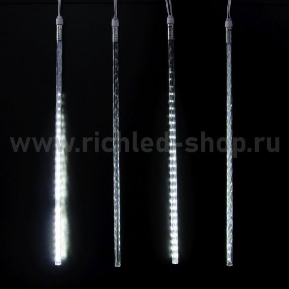 Фотография товара 'Rich Led Тающая сосулька светодиодная, соединяемая по 2 набора, витая форма, IP54 RL-MT10*0.5C-12V-W/W'