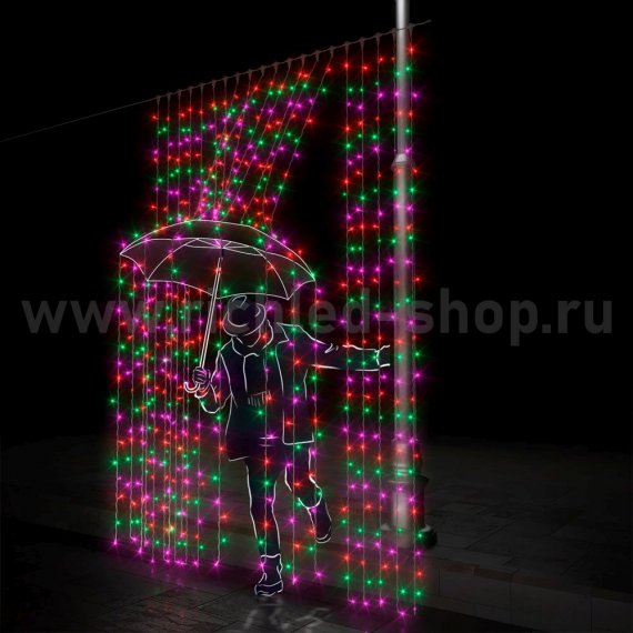 Фотография товара 'Rich Led Светодиодный занавес (дождь) RL-C2*3-CW/M'