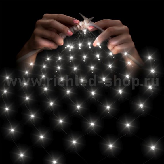 Фотография товара 'Rich Led RL-N2*2-CB/W Светодиодная сетка 2*2 м 264 LED, 220 B'