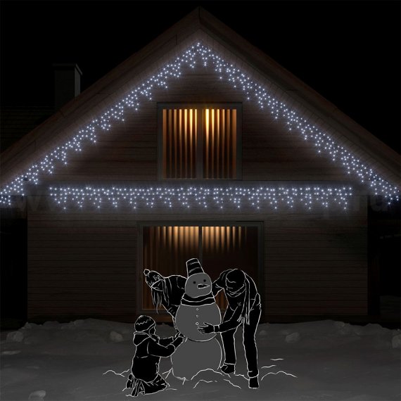 Фотография товара 'Rich Led Светодиодная бахрома, постоянное свечение, соединяемая, IP65 RL-i3*0.5-CT/W'