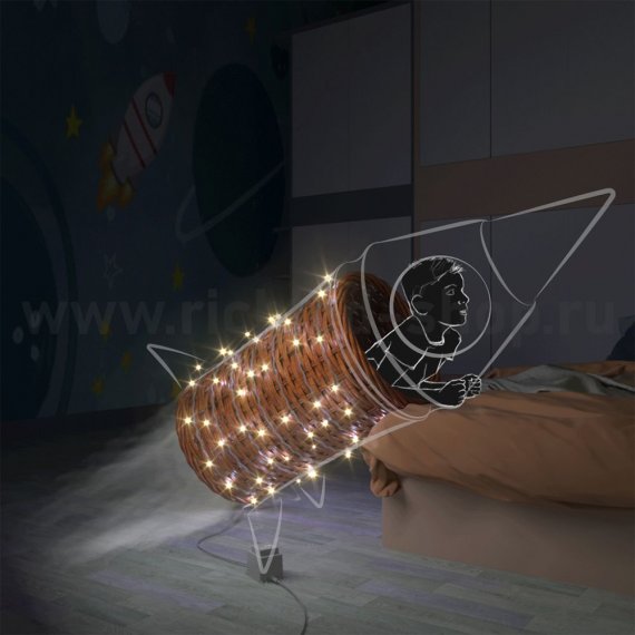 Фотография товара 'Rich Led Светодиодная гирлянда, мерцающая, соединяемая, IP54 RL-S10CF-24V-T/WW'