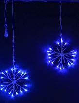 Фотография товара 'Rich Led Подвески Снежинки 3*0.7 м , RL-PSF3*0.7C-W/B'