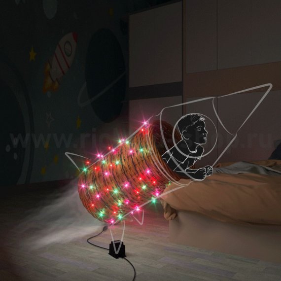 Фотография товара 'Rich Led Светодиодная гирлянда RL-S10CF-24V-B/RGP'