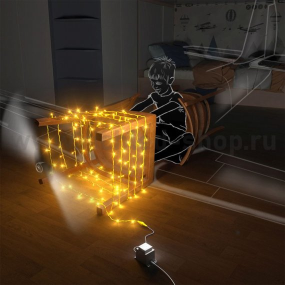 Фотография товара 'Rich Led Светодиодная гирлянда, постоянное свечение, соединяемая, IP65 RL-S10C-24V-RY/Y'