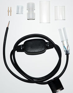 Фотография товара 'Rich Led Комплект подключения для дюралайта RL-220AC/DC-1-1A-NP-B'