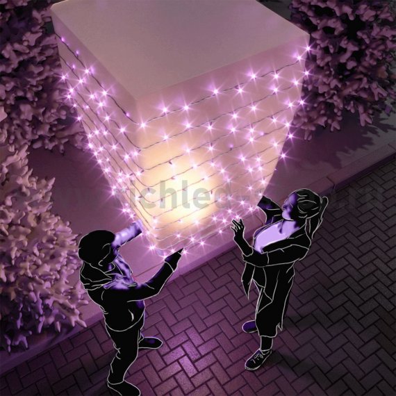 Фотография товара 'Rich Led Светодиодная гирлянда, мерцающая, с герметичным колпачком соединяемая, IP65 RL-S10CF-220V-CT/V'