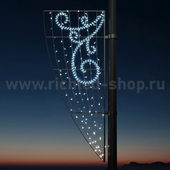 Фотография товара 'Rich Led RL-KN-111W Светодиодные уличные консоли Вьюга 0,76 м на 1,87 м'