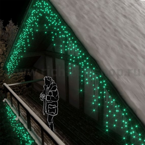 Фотография товара 'Rich Led Светодиодная бахрома соединяемая, мерцающая, IP54 RL-i3*0.9F-B/G'