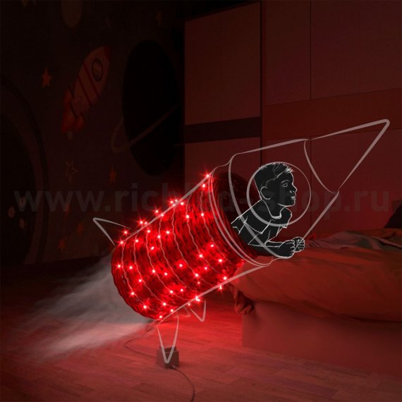 Фотография товара 'Rich Led Светодиодная гирлянда нить, мерцающая RL-S10CF-24V-CW/R'