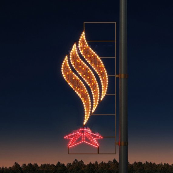 Фотография товара 'Rich Led RL-KN-9-9-WWR-dGdR Светодиодная консоль на металлокаркасе, тип 9-9, 220 В'