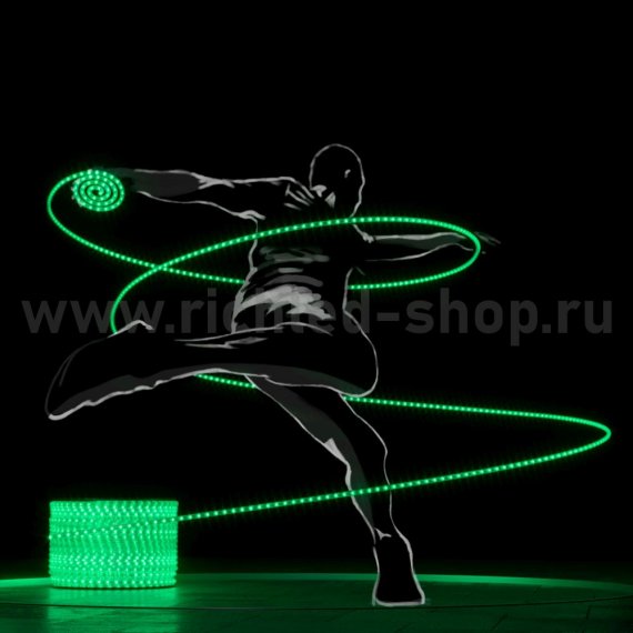 Фотография товара 'Rich Led Светодиодный дюралайт 2-х проводной, свечение 360°, 220 В RL-DL-2WH-100-240-G'