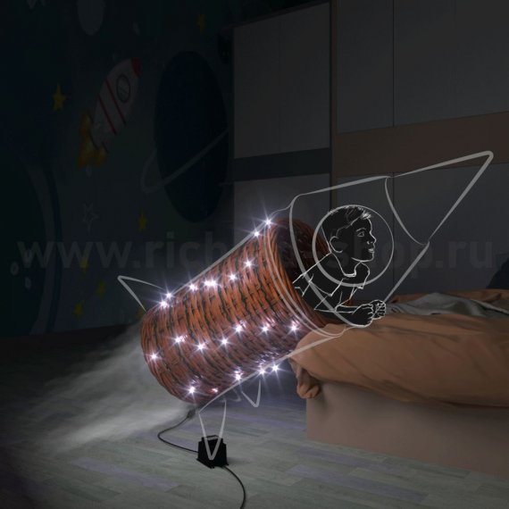 Фотография товара 'Rich Led Светодиодная гирлянда RL-S100FF-24V-BG/W'