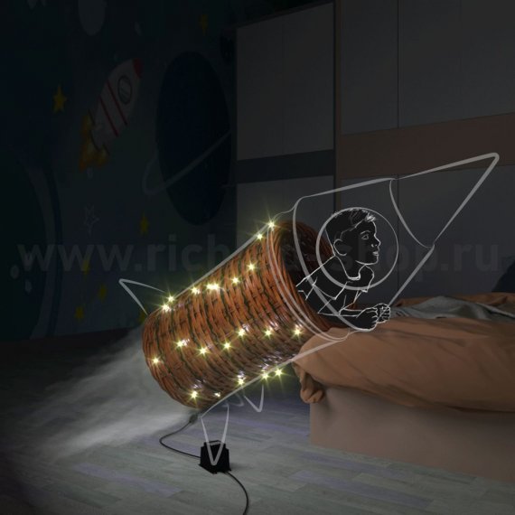 Фотография товара 'Rich Led RL-S100FF-24V-BG/WW Светодиодная сетка 2*4 м, 512 LED, 220 B'