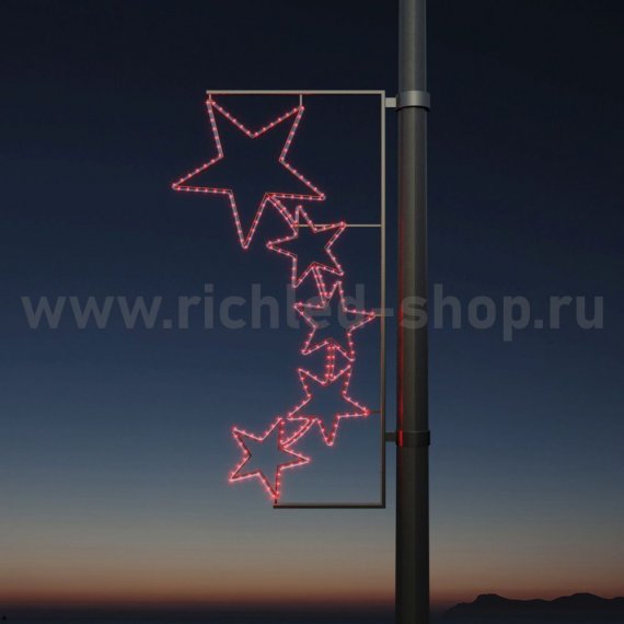 Фотография товара 'Rich Led RL-KN-062 Светодиодные уличные консоли Звезды Размер: 1,47 м. на 0,69 м'