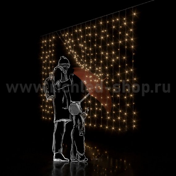 Фотография товара 'Rich Led Светодиодный занавес RL-CS2*1.5F-CT/WW'