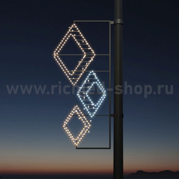 Фотография товара 'Rich Led RL-KN-070 Светодиодные уличные консоли Ромбы 1,5м на 0,60 м'
