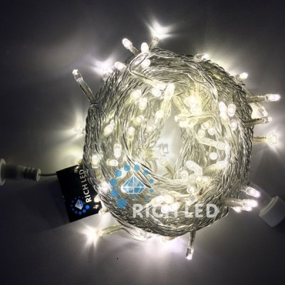 Фотография товара 'Rich Led Светодиодная гирлянда, мерцающая соединяемая, IP54 RL-S10CF-220V-T/WW'