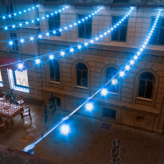 Фотография товара 'Rich Led Светодиодный Белт-лайт 2-х проводной, 220 В, IP54 RL-BL2-50M-125-W'