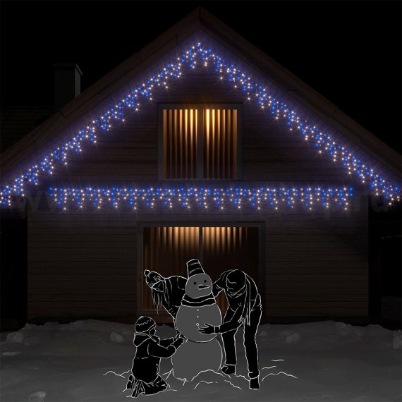 Фотография товара 'Rich Led Светодиодная бахрома соединяемая, мерцающая, IP65 RL-i3*0.5F-CW/BW'