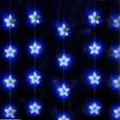Фотография товара 'Rich Led Светодиодный узорный занавес Звезды, соединяемый, 220 В, IP54 RL-CMST2*2-T/B'