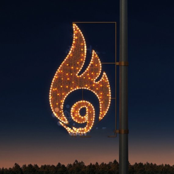 Фотография товара 'Rich Led RL-KN-9-3-WW-dGd Светодиодная консоль на металлокаркасе, тип 9-3, 220 В'