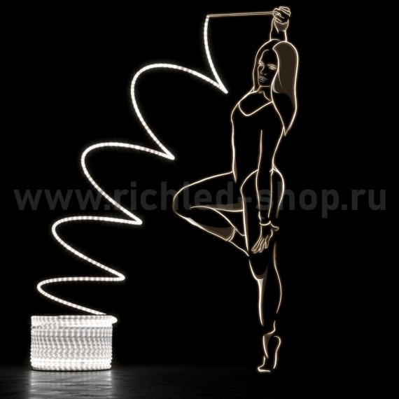 Фотография товара 'Rich Led Светодиодный дюралайт 2-х проводной, свечение 360°, 220 В RL-DL-2WHM-100-240-W'