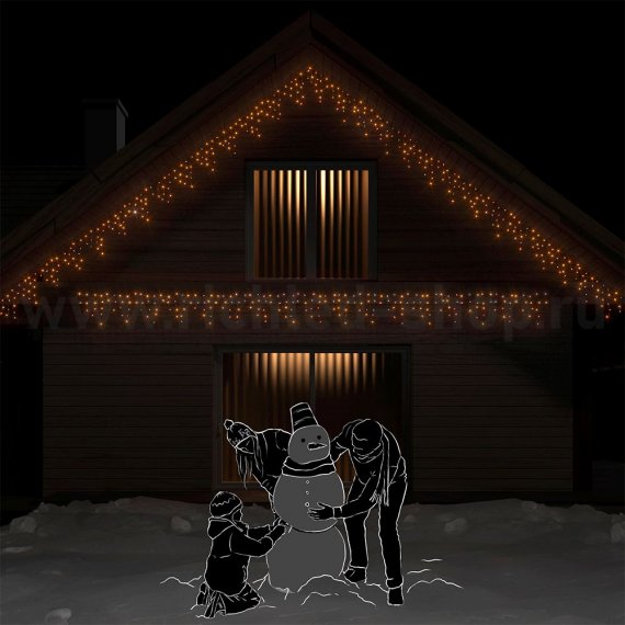 Фотография товара 'Rich Led Светодиодная бахрома, мерцающая, соединяемая, IP54 RL-i3*0.5F-T/Y'