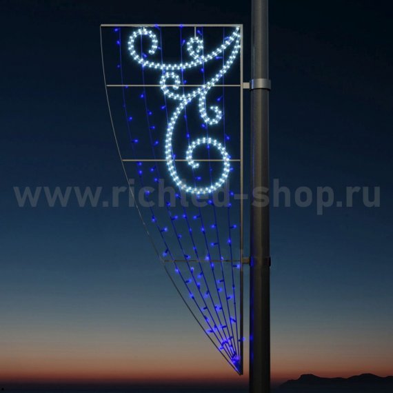 Фотография товара 'Rich Led RL-KN-111B Светодиодные уличные консоли Вьюга 0,76 м на 1,87 м'