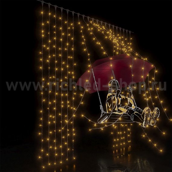 Фотография товара 'Rich Led Светодиодный занавес, соединяемый, 220 В, IP54 RL-C2*2-T/Y'