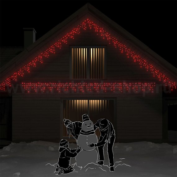 Фотография товара 'Rich Led Светодиодная бахрома соединяемая, постоянное свечение, IP54 RL-i3*0.5-T/R'