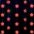 Фотография товара 'Rich Led Светодиодный узорный занавес Звезды, соединяемый, 220 В, IP54 RL-CMST2*2-T/R'