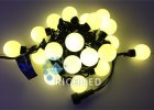 Rich Led Светодиодная гирлянда большие шарики соединяемая 220 В, IP65 RL-S5-20C-40B-B/WW